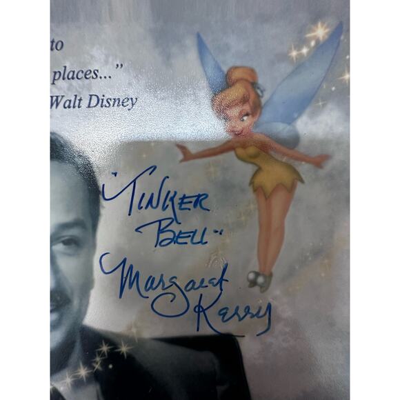 Authentic Disney|Tinkerbell|Signed Autograph Margarot Kerry - Picture 2 of 8